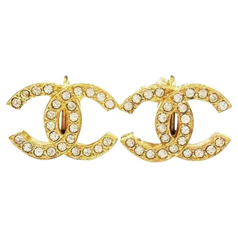 chanel earrings octagon|Chanel earrings for sale.